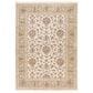 Oriental Weavers Maharaja Dakota 5091W 7"10" x 10"10" Ivory and Gold Area Rug, , large