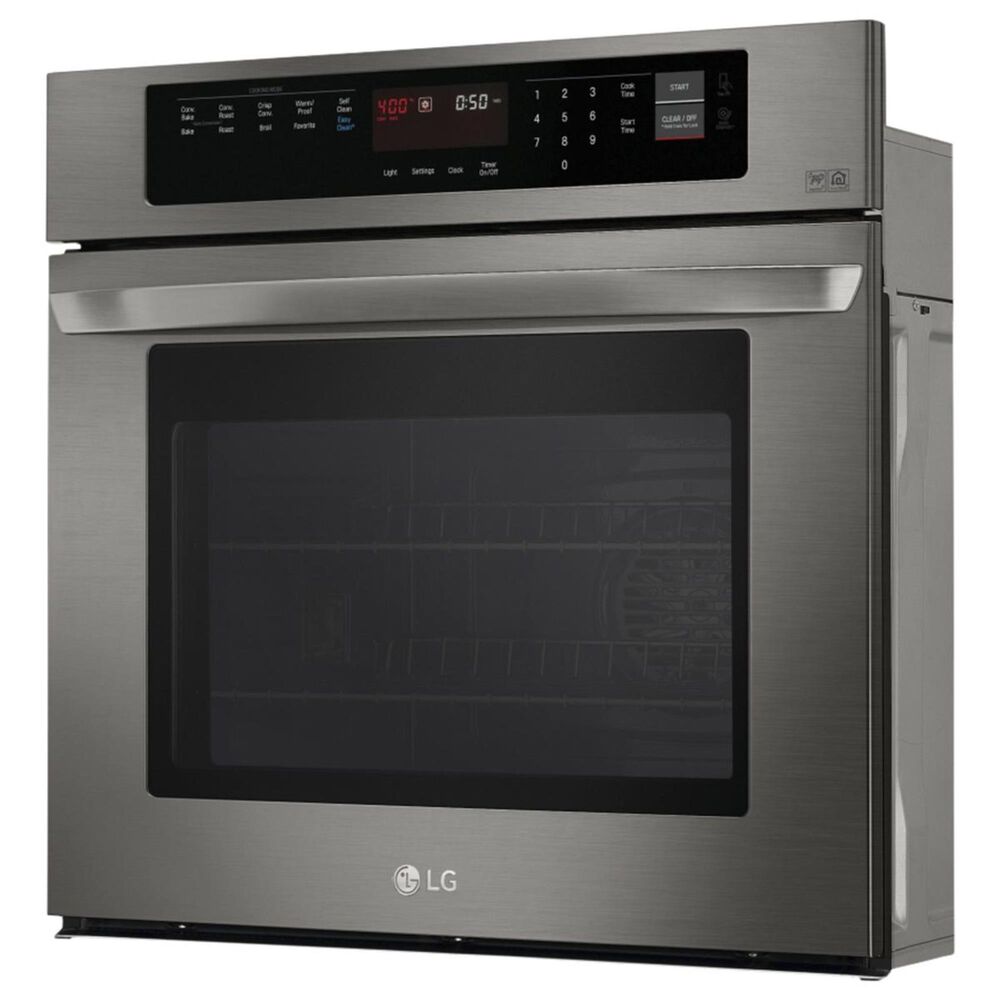 LG 30&quot; Single Electric Wall Oven in Black Stainless, , large