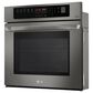 LG 30" Single Electric Wall Oven in Black Stainless, , large