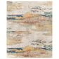 Surya Illusions 7"10" x 10" Cream, Gray, Sage, Orange and Peach Area Rug, , large