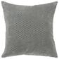 Rizzy Home 20" x 20" Geometric Down Filled Throw Pillow in Grey, , large