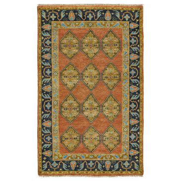 Feizy Rugs Ustad 2" x 3" Rust and Charcoal Area Rug, , large