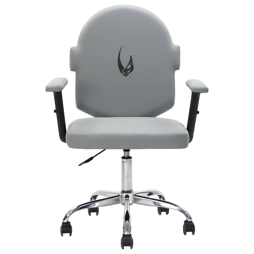 Impressions Vanity Mandalorian Swivel Chair in Silver, , large
