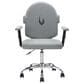 Impressions Vanity Mandalorian Swivel Chair in Silver, , large