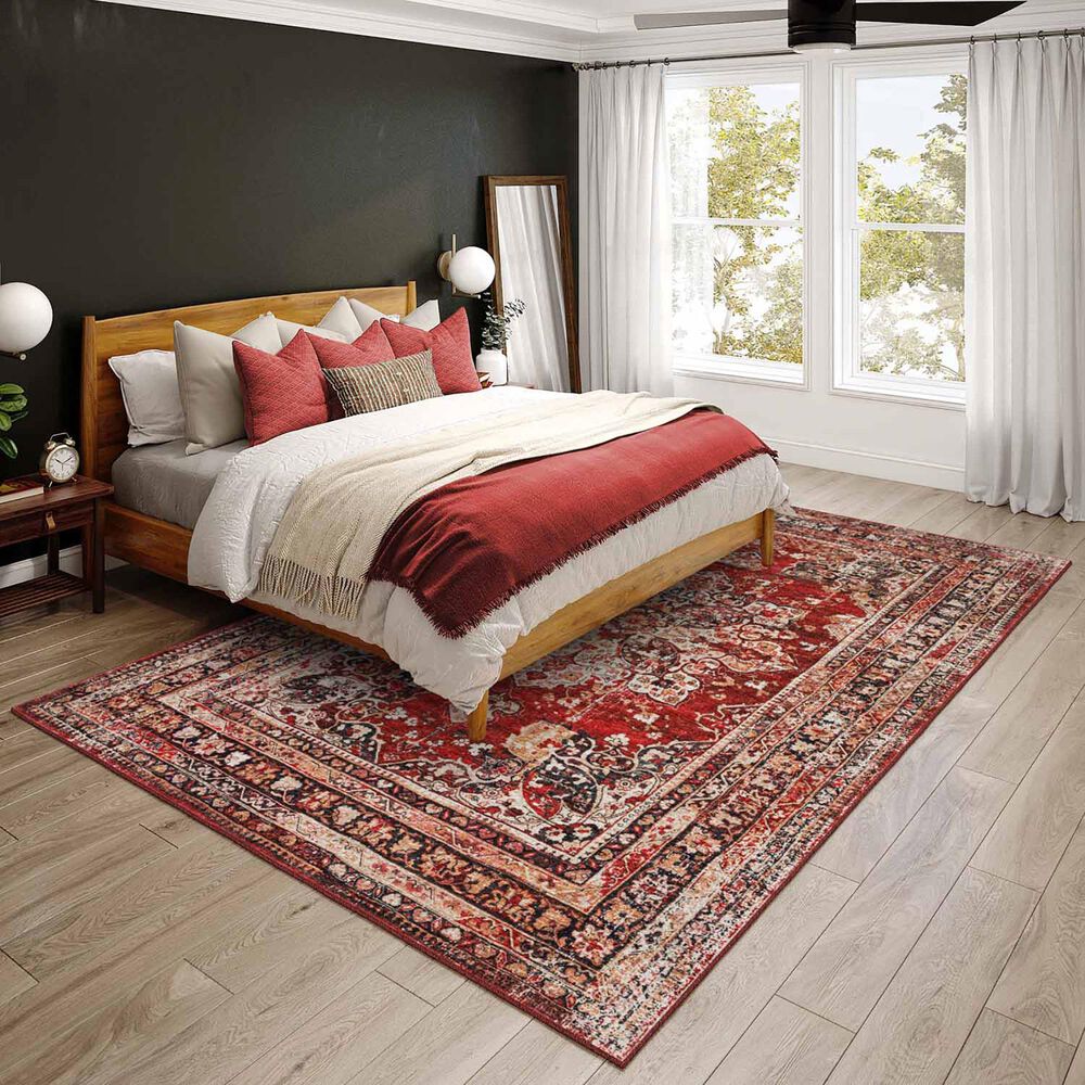 Dalyn Rug Company Jericho 9&#39; x 12&#39; Garnet Indoor/Outdoor Area Rug, , large