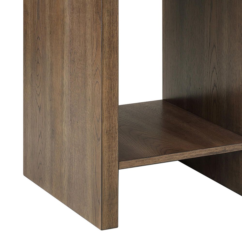 Nicolette Home Baxton Square End Table in Sienna Ridge, , large