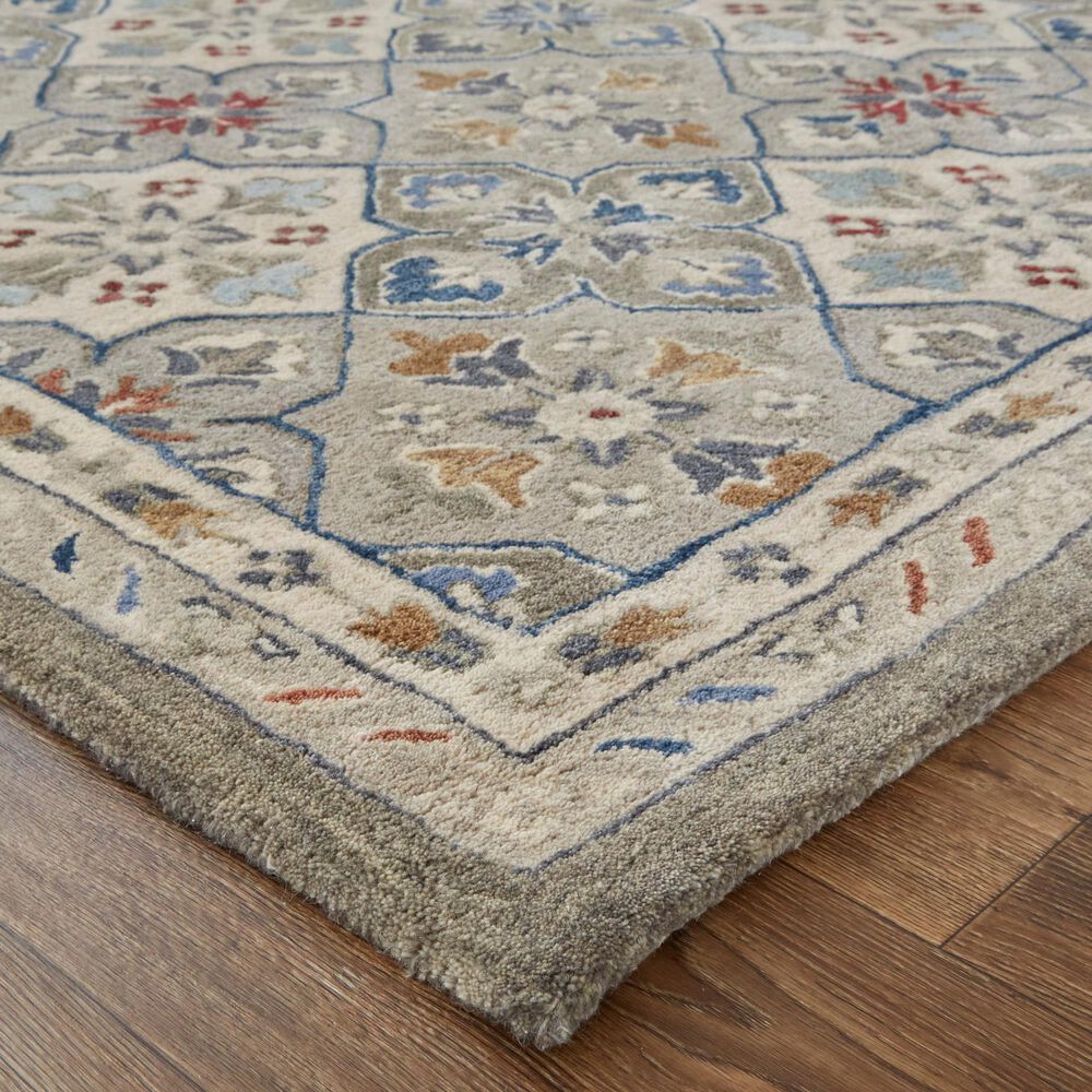 Feizy Rylan 4&#39; x 6&#39; Gray and Multicolor Area Rug, , large