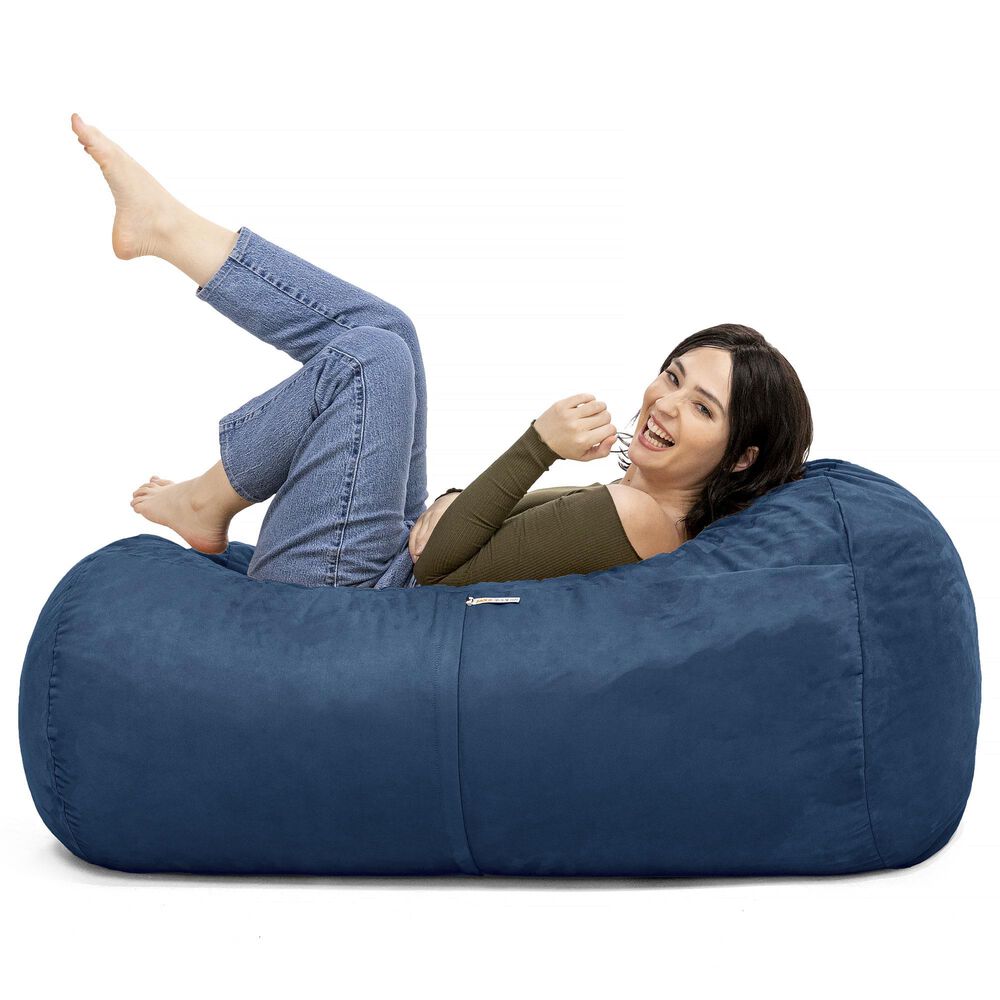 Jaxx 4&#39; Lounger Bean Bag in Navy, , large
