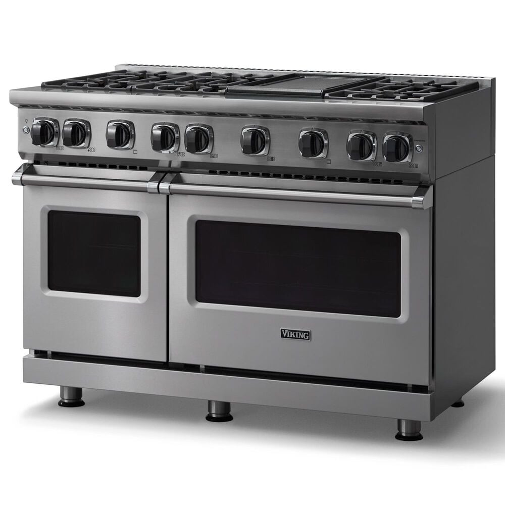 Viking Range 7 Series 48" Sealed Burner Gas Range in Stainless Steel, , large
