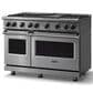 Viking Range 7 Series 48" Sealed Burner Gas Range in Stainless Steel, , large