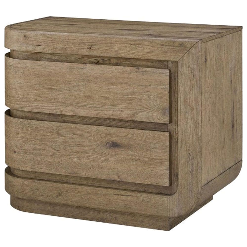 Sterling Timber Pagosa Curved Right Nightstand in Oak, , large