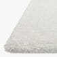 Loloi II Mila Shag MIL-01 9"3" x 13" White Area Rug, , large