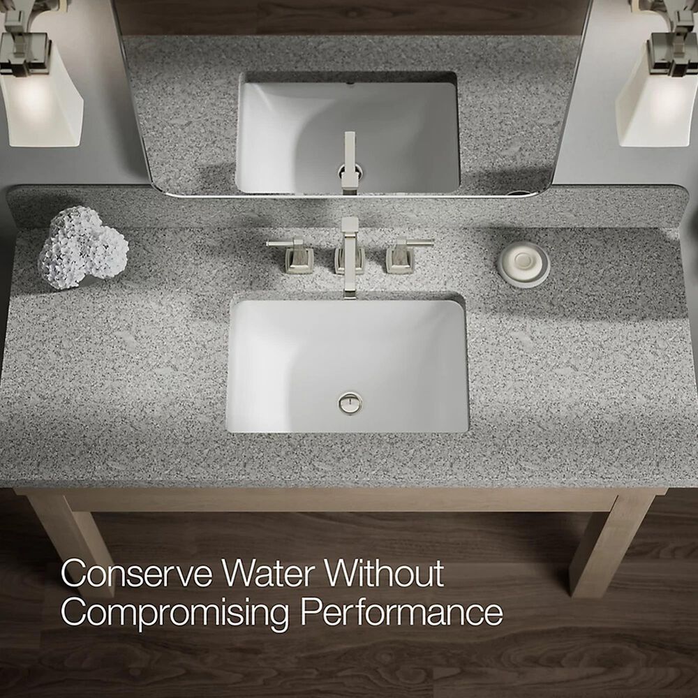 Kohler Riff Widespread Bathroom Sink Faucet in Vibrant Polished Nickel, , large
