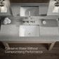 Kohler Riff Widespread Bathroom Sink Faucet in Vibrant Polished Nickel, , large