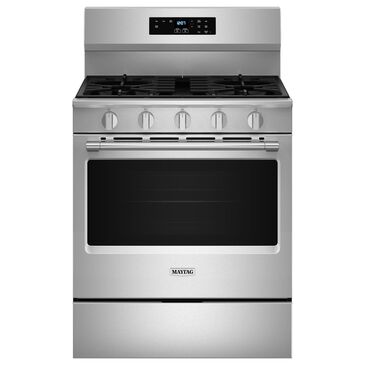 Maytag 5.0 Cu. Ft. Freestanding Gas Range with No Preheat Air Fry and Air Baking in Fingerprint Resistant Stainless Steel, , large