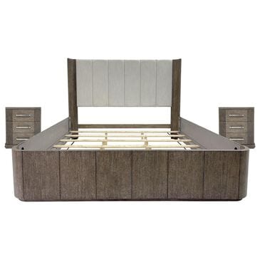 Shannon Hills Sariel 3-Piece King Bed with Two Nightstands in Expresso, , large