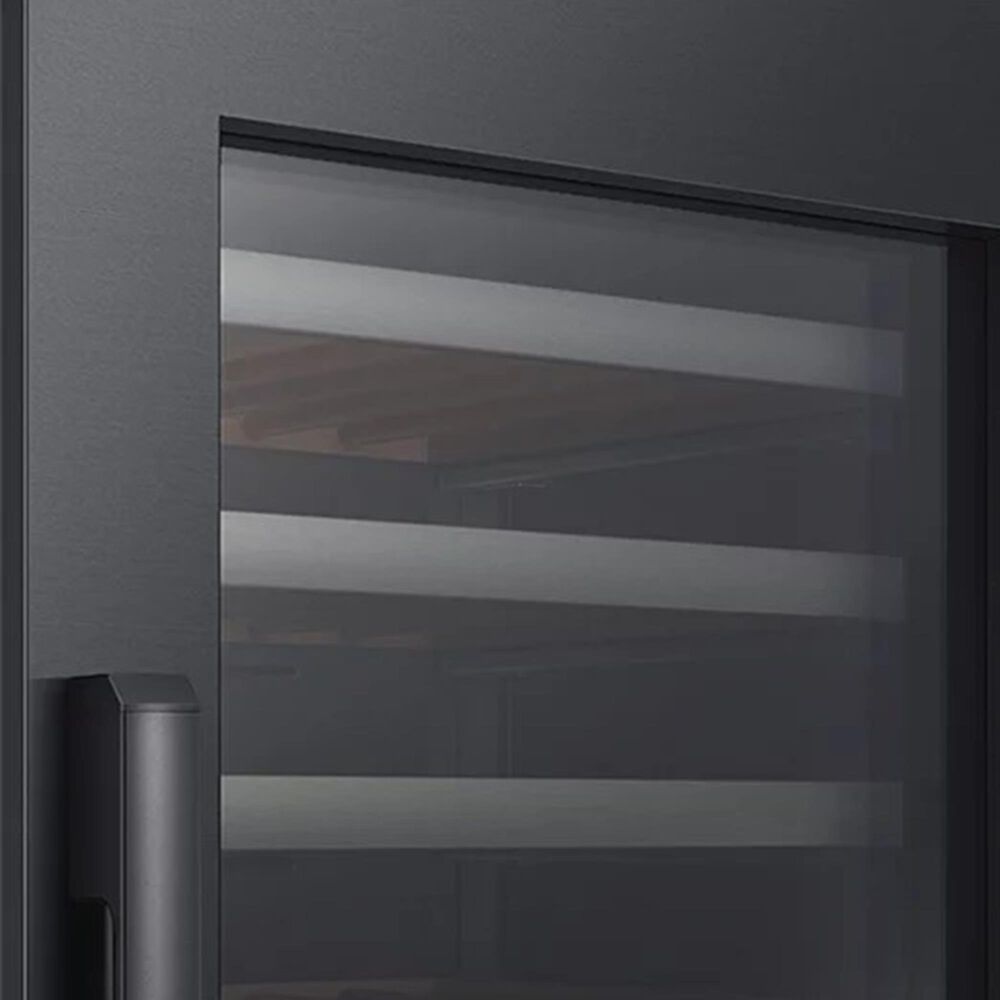 Dacor 24&quot; Left Hinge Wine Cellar Door Panel with Modernist Handle in Graphite Stainless Steel, , large