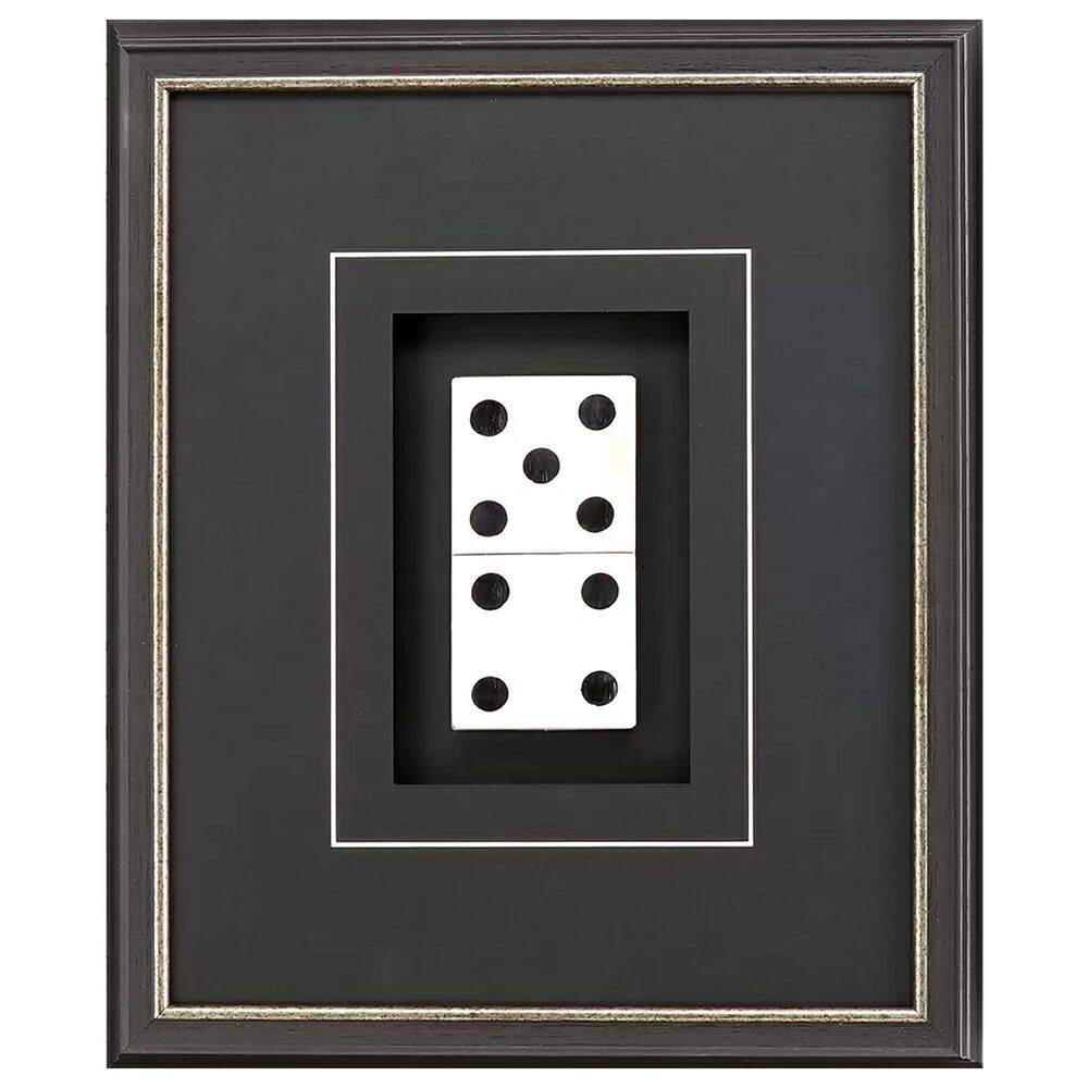 Paragon Dominoes 18&quot; x 15&quot; Wall Art in Black &#40;Set of 4&#41;, , large