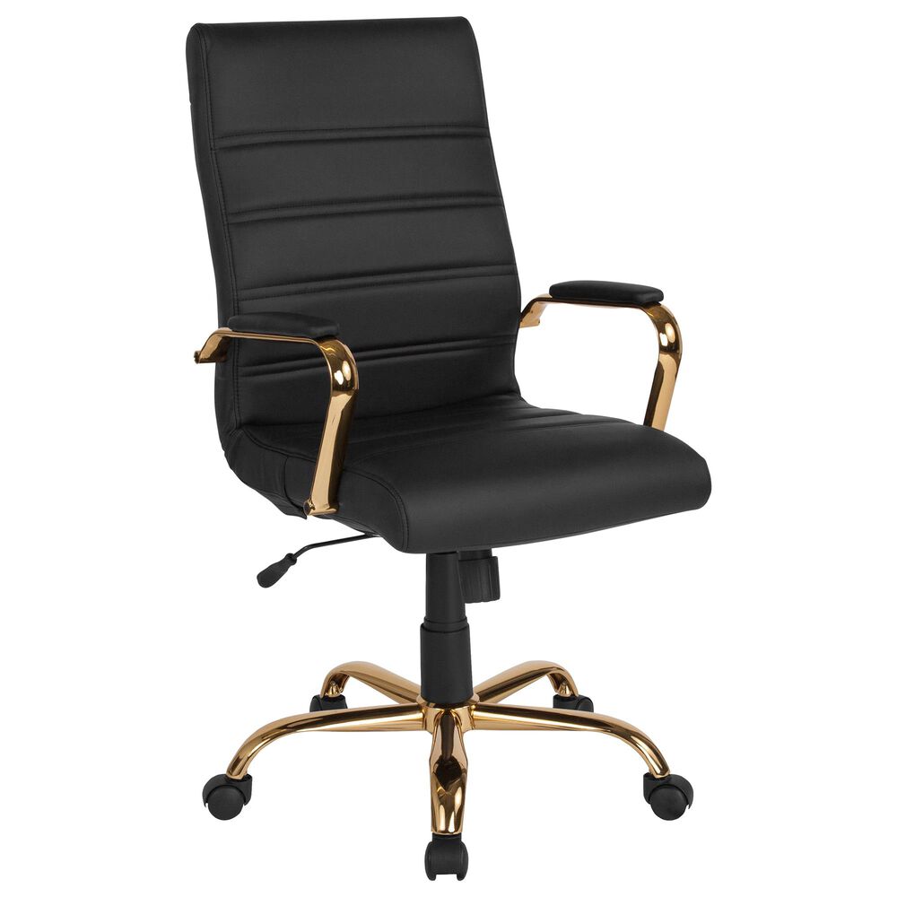 Flash Furniture Executive Swivel Chair in Black, , large