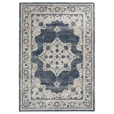 Central Oriental Clearwater Glint 8" x 10" Blue and Beige Area Rug, , large