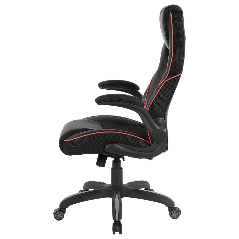 Valor Living Xeno Gaming Chair in Black and Red, , large