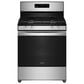 Whirlpool 5.1 Cu. Ft. Gas Range with Crispy Mode and Dishwasher Safe Grates in Stainless Steel, , large