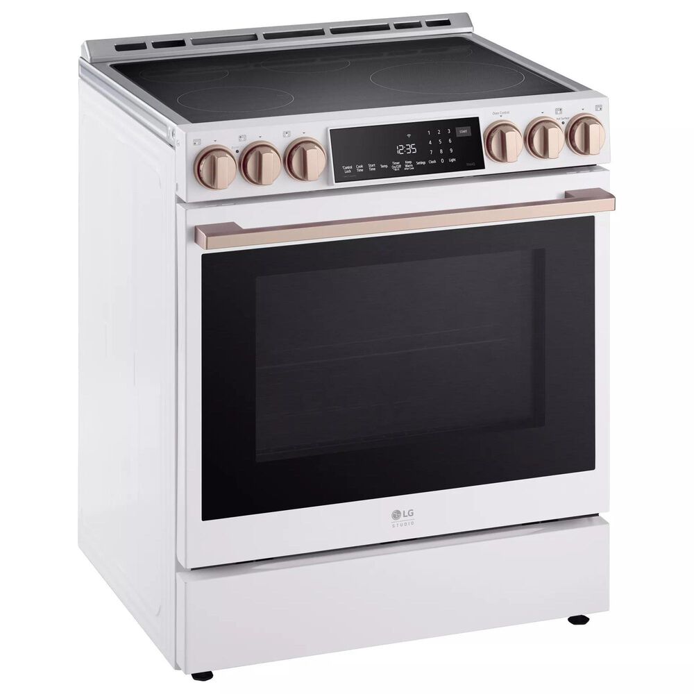 LG 6.3 Cu. Ft. Induction Slide-in Range in Essence White, , large