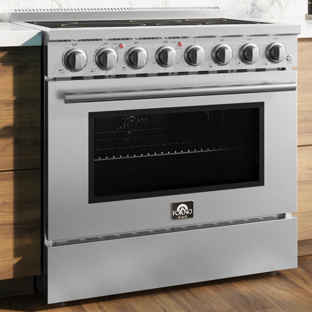 Forno Paolo 36" Freestanding Electric Range in Stainless Steel, , large