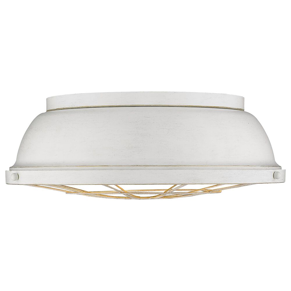 Golden Lighting Bartlett 16&quot; Flush Mount in French White, , large