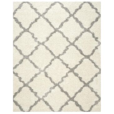 Safavieh Dallas Shag SGD257F-4 4" x 6" Ivory/Grey Area Rug, , large