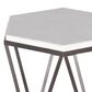 Steve Silver Cara End Table in White, , large