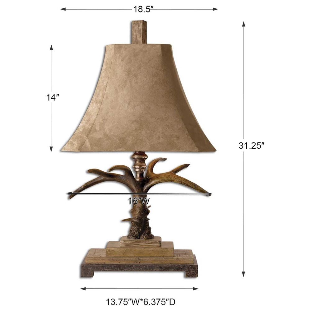 Uttermost Table Lamp in Natural Brown, , large