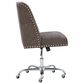 Linden Boulevard Draper Office Chair in Charcoal, , large