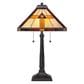 Quoizel Tiffany Bryant 2 Light Table Lamp in Black, , large