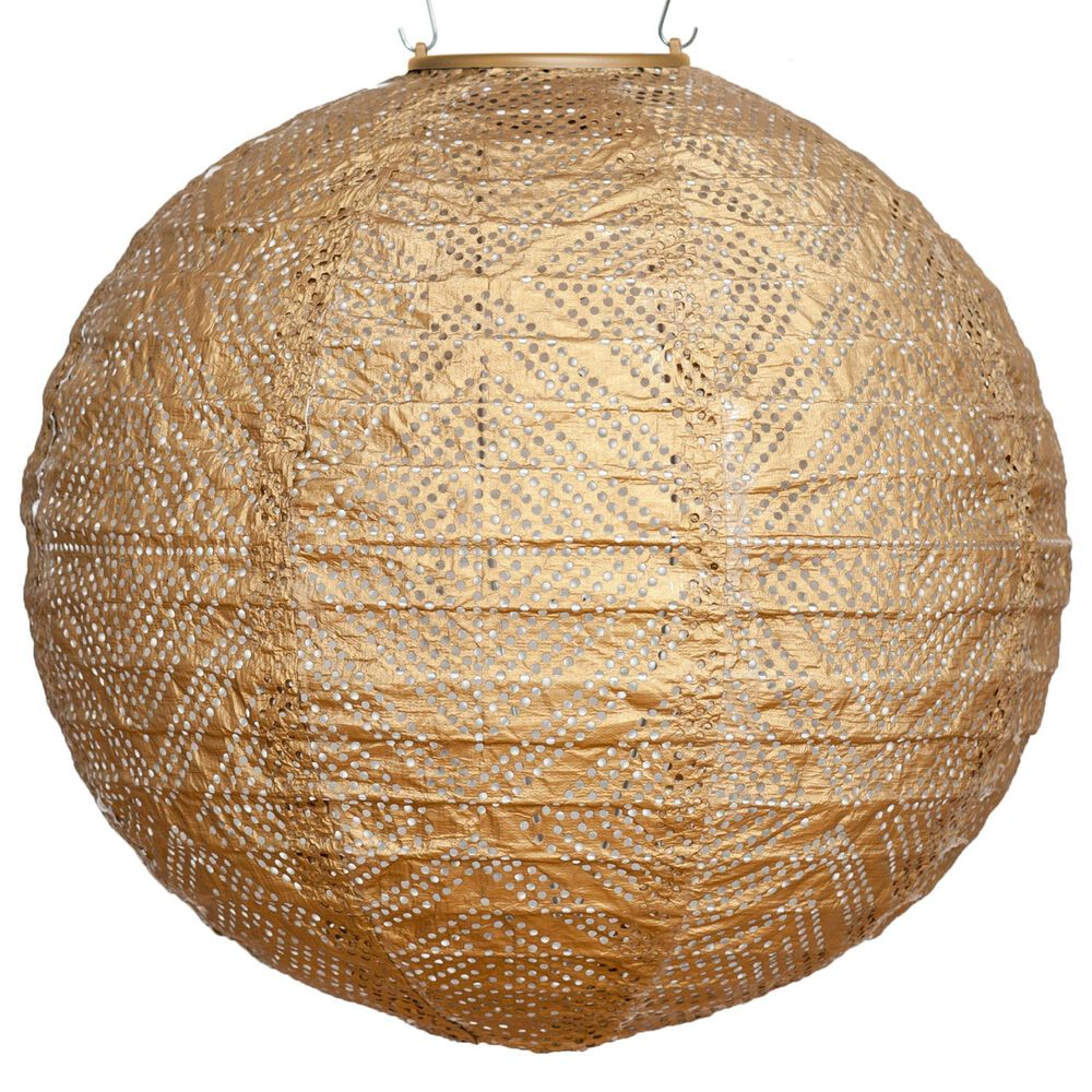 Allsop Soji Stella Market Solar Lantern in Bronze, , large