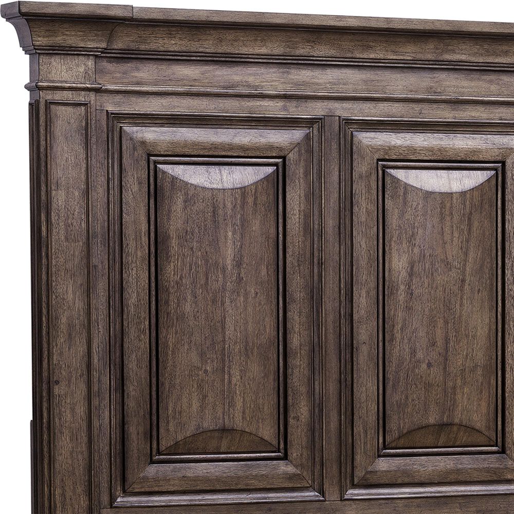 Chapel Hill Woodbury King Panel Bed in Brown, , large