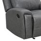 Steve Silver Gaston Manual Glider Recliner in Gray, , large