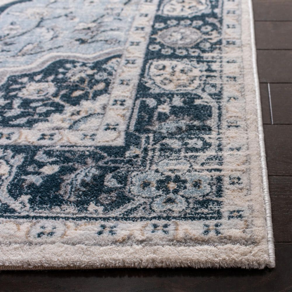 Safavieh Isabella 5&#39;3&quot; x 7&#39;6&quot; Cream and Light Blue Area Rug, , large