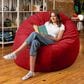 Jaxx Cocoon 6" Oversized Bean Bag Chair in Merlot, , large