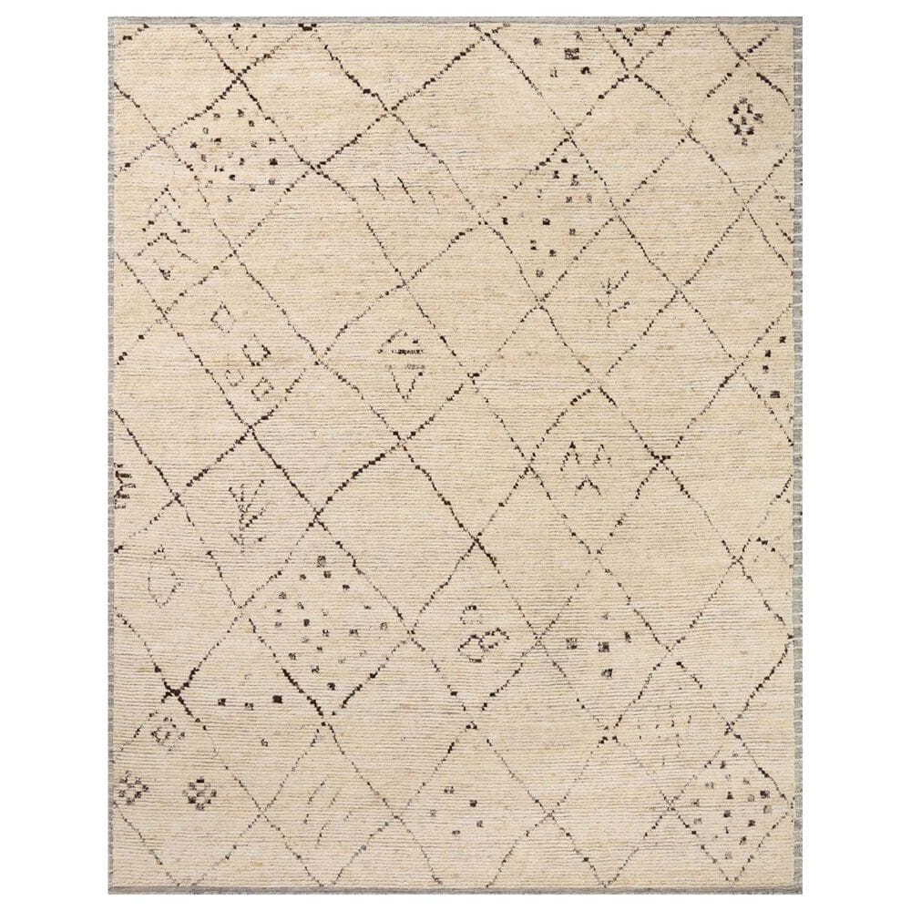 Amber Lewis x Loloi Briyana 2" x 3" Natural and Stone Area Rug, , large