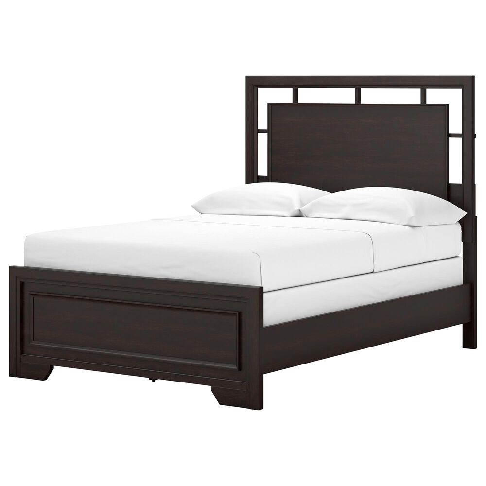 Ashley Covetown 5-Piece Full Bedroom Set in Dark Brown, , large