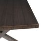 Steve Silver Co. Marina 80" Rectangular Patio Dining Table in Dark Walnut, , large