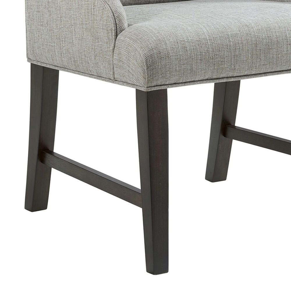 Mayberry Hill Montrose Side Chair with Light Grey Fabric in Espresso, , large
