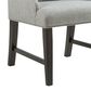 Mayberry Hill Montrose Side Chair with Light Grey Fabric in Espresso, , large