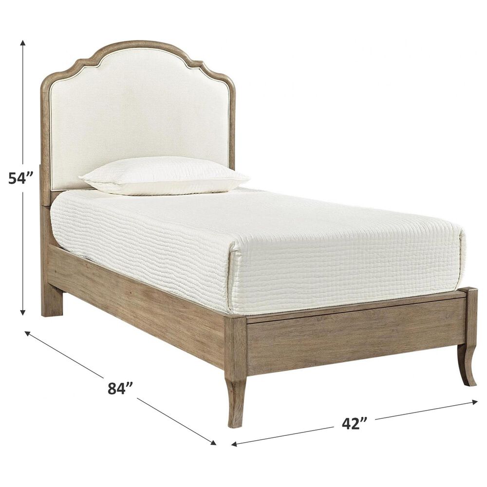 Riva Ridge Provence Twin Platform Bed in Patine, , large