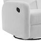 Oxford Baby Snuggly Glider Recliner in Plush White, , large