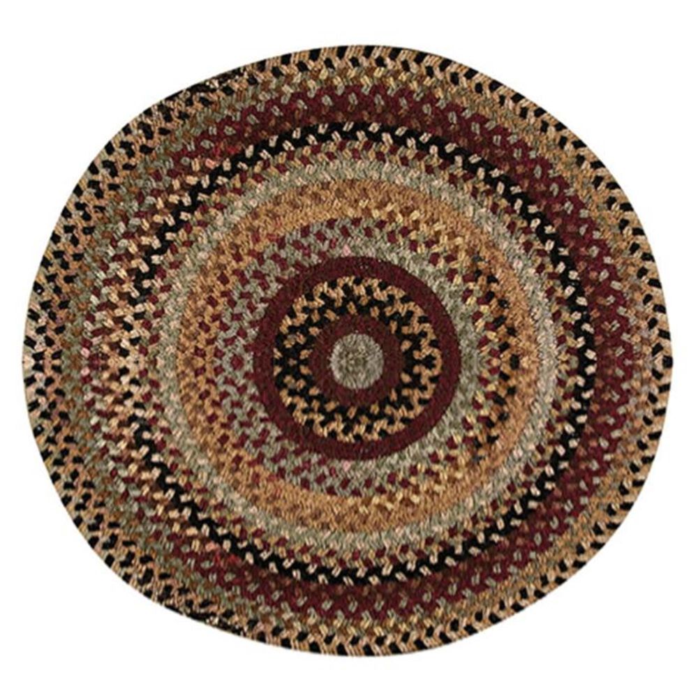 Capel Cambridge 0442575 7'6" Wineberry Round Area Rug NFM