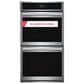 Frigidaire Gallery Gallery 2-Piece Kitchen Package with Stainless Steel 27" Double Electric Wall Oven and Black 30" Induction Cooktop, , large