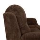 Moore Furniture Dayton Manual Rocking Loveseat with Nucleus Fudge Cushion in Black, , large