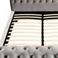 Furniture of America Earnest Queen Upholstered Bed in Gray, , large